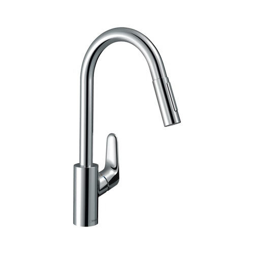 Immagine di Hansgrohe M41 miscelatore cucina monocomando H.41 cm, con doccetta estraibile, finitura cromo 73880000
