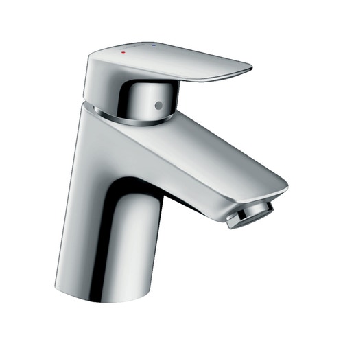 Immagine di Hansgrohe LOGIS Miscelatore monocomando lavabo H.14 cm 70, senza saltarello e scarico, finitura cromo 71071000