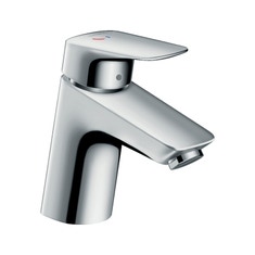 Immagine di Hansgrohe LOGIS miscelatore monocomando lavabo H.17 cm 70, Coolstart, con saltarello e scarico, finitura cromo 71072000