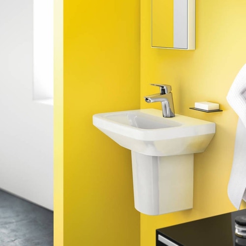 Immagine di Hansgrohe LOGIS miscelatore monocomando lavabo H.17 cm 70, Coolstart, con saltarello e scarico, finitura cromo 71072000