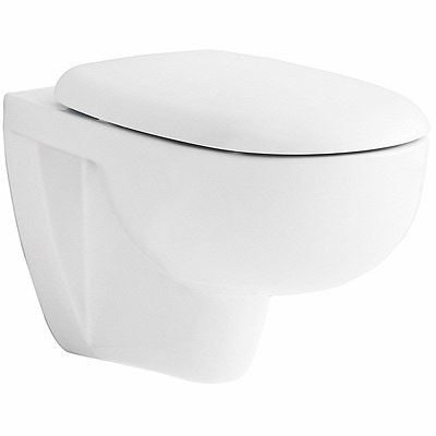 Immagine di Pozzi Ginori Quinta vaso sospeso completo di sedile con chiusura ammortizzata, bianco 03316000