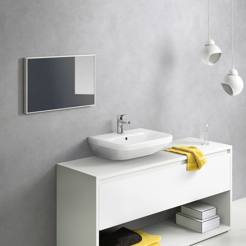 Immagine di Hansgrohe LOGIS miscelatore monocomando lavabo H.16 cm 100, con saltarello e scarico, finitura cromo 71100000
