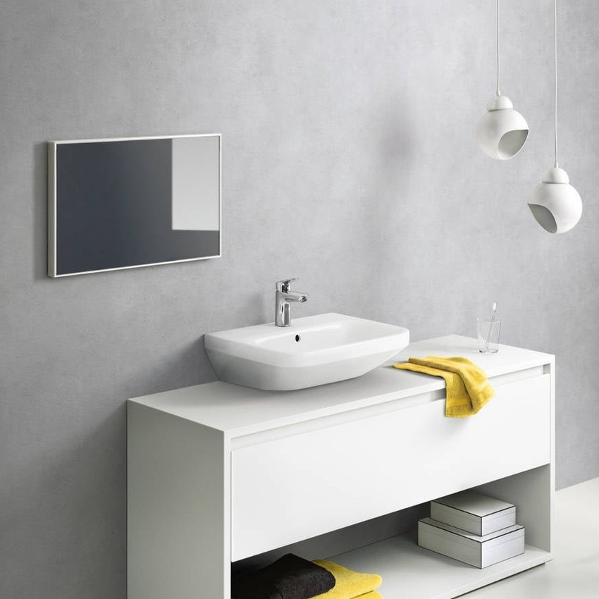 Immagine di Hansgrohe LOGIS miscelatore monocomando lavabo H.16 cm 100, con piletta push-open, finitura cromo 71107000