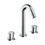 Immagine di Hansgrohe LOGIS rubinetteria 3 fori lavabo 150, con saltarello, finitura cromo 71133000