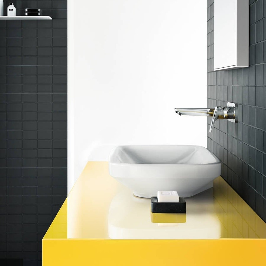 Immagine di Hansgrohe LOGIS miscelatore monocomando lavabo, ad incasso, a parete, finitura cromo 71220000