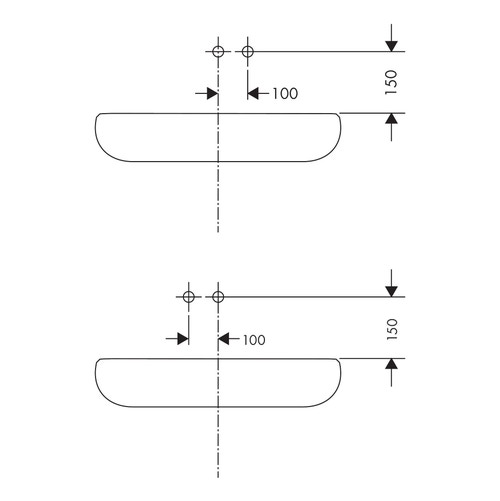 Immagine di Hansgrohe LOGIS miscelatore monocomando lavabo, ad incasso, a parete, finitura cromo 71220000