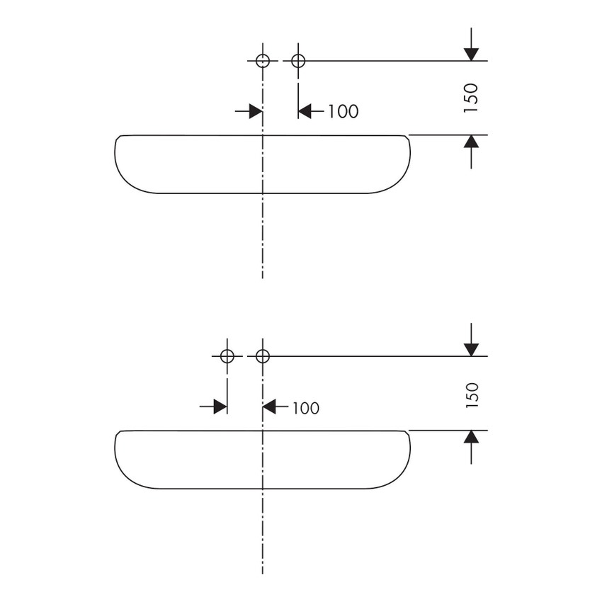 Immagine di Hansgrohe LOGIS miscelatore monocomando lavabo, ad incasso, a parete, finitura cromo 71220000