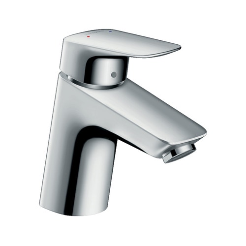 Immagine di Hansgrohe LOGIS miscelatore monocomando lavabo H.14 cm 70, con scarico e saltarello, finitura cromo 71170000