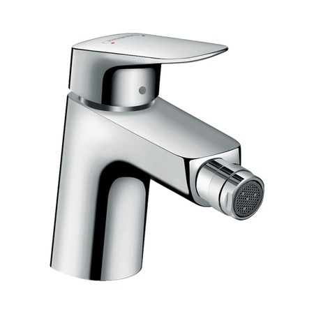Immagine di Hansgrohe LOGIS miscelatore monocomando bidet H.14 cm 70, con scarico e saltarello, finitura cromo 71204000