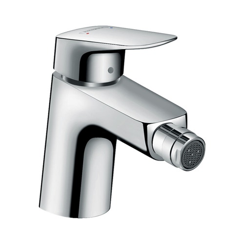 Immagine di Hansgrohe LOGIS miscelatore monocomando bidet H.14 cm 70, con scarico e saltarello, finitura cromo 71204000