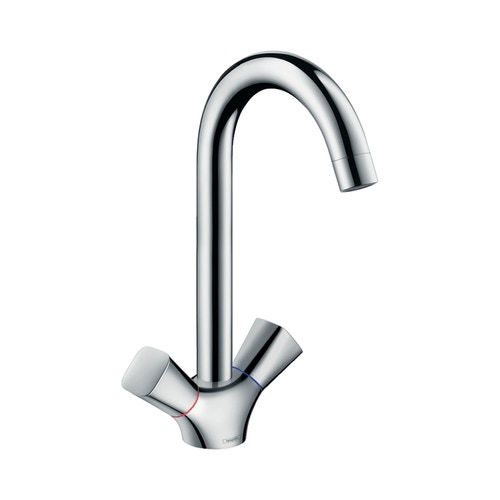 Immagine di Hansgrohe LOGIS rubinetteria cucina 2 maniglie 220, 1 jet, finitura cromo 71280000