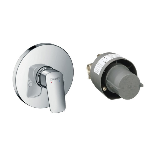 Immagine di Hansgrohe LOGIS set miscelatore doccia ad incasso, finitura cromo 71666000