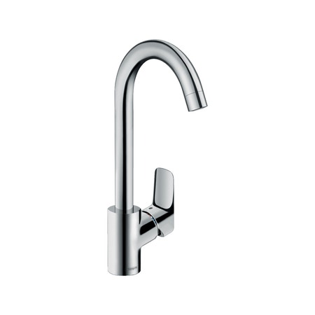 Immagine di Hansgrohe LOGIS miscelatore H.33 cm cucina monocomando 260, finitura cromo 71835000