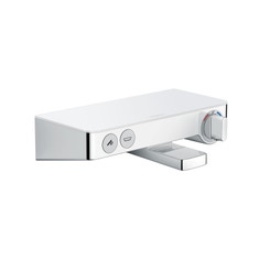 Immagine di Hansgrohe SHOWER TABLET SELECT miscelatore termostatico vasca 300, esterno, finitura cromo e bianco 13151400