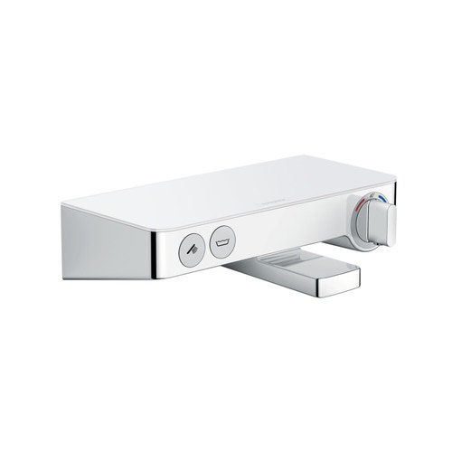 Immagine di Hansgrohe SHOWER TABLET SELECT miscelatore termostatico vasca 300, esterno, finitura cromo e bianco 13151400