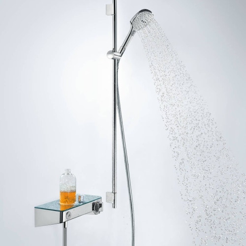 Immagine di Hansgrohe SHOWER TABLET SELECT miscelatore termostatico doccia 300, esterno, finitura cromo 13171000