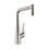 Immagine di Hansgrohe METRIS miscelatore cucina monocomando 320, con doccetta estraibile, finitura acciaio inox 14820800