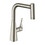Immagine di Hansgrohe METRIS miscelatore cucina monocomando 220, con doccetta estraibile, 2 jet, finitura acciaio inox 14834800