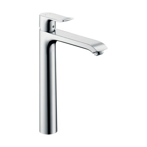 Immagine di Hansgrohe METRIS miscelatore monocomando lavabo H.33 cm 260, da catino, con scarico e saltarello, finitura cromo 31082000