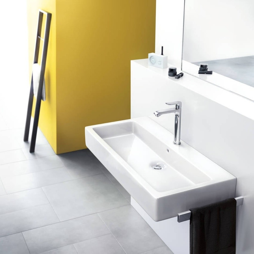 Immagine di Hansgrohe METRIS miscelatore monocomando lavabo H.26 cm 200, con scarico e saltarello, finitura cromo 31183000