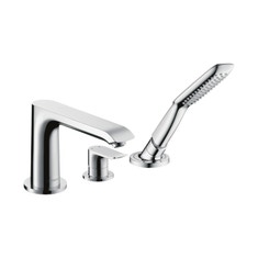 Immagine di Hansgrohe METRIS rubinetteria 3 fori monocomando, per bordo vasca, finitura cromo 31190000