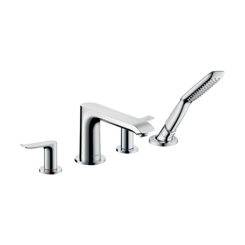 Immagine di Hansgrohe METRIS rubinetteria 4 fori, per bordo vasca, finitura cromo 31442000