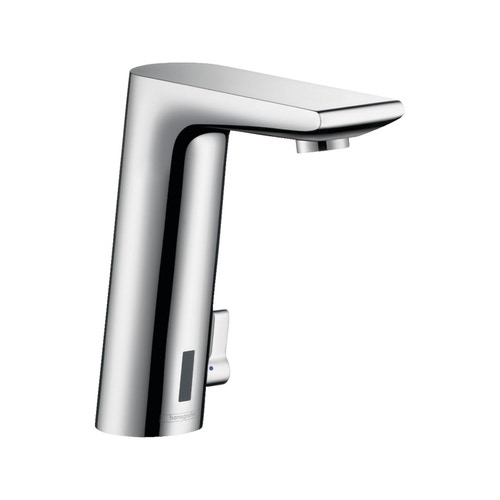Immagine di Hansgrohe METRIS S miscelatore elettronico lavabo, con regolazione temperatura e trasformatore 230 V, finitura cromo 31102000