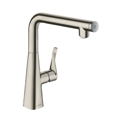Immagine di Hansgrohe METRIS SELECT miscelatore cucina monocomando 260, finitura acciaio inox 14847800