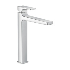 Immagine di Hansgrohe METROPOL miscelatore monocomando lavabo H.33 cm 260, da catino, con maniglia a leva e piletta push-open, finitura cromo 32512000