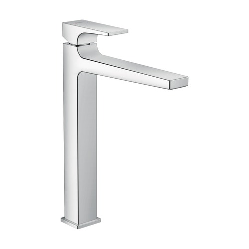 Immagine di Hansgrohe METROPOL miscelatore monocomando lavabo H.33 cm 260, da catino, con maniglia a leva e piletta push-open, finitura cromo 32512000