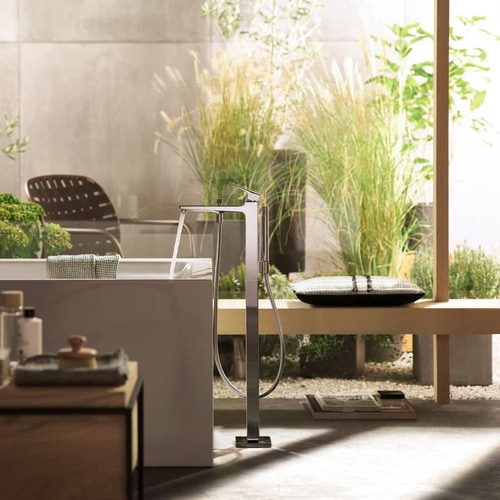 Immagine di Hansgrohe METROPOL miscelatore monocomando per vasca, a pavimento, con maniglia a leva, finitura cromo 32532000