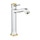 Hansgrohe METROPOL CLASSIC miscelatore monocomando lavabo H.32 cm 260, da catino, con maniglia a leva, scarico e saltarello, finitura cromo e oro optic 31303090
