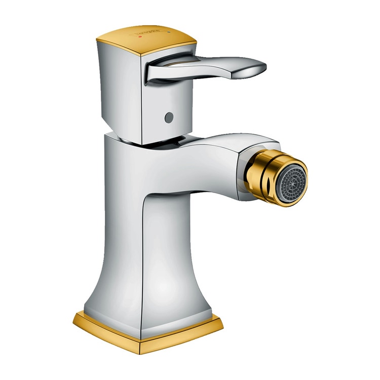 Rubinetto bidet con miscelatore monocomando moderno Ottone Oro