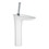 Immagine di Hansgrohe PURAVIDA miscelatore monocomando lavabo H.29 cm 200, con piletta push-open, finitura cromo e bianco 15081400