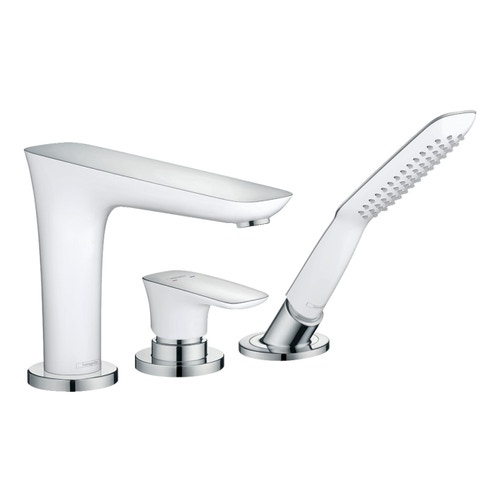 Immagine di Hansgrohe PURAVIDA rubinetteria 3 fori, monocomando, bordo vasca, finitura cromo 15432000