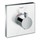 Hansgrohe SHOWER SELECT GLASS miscelatore termostatico, ad incasso, ad alta portata, finitura cromo e bianco 15734400