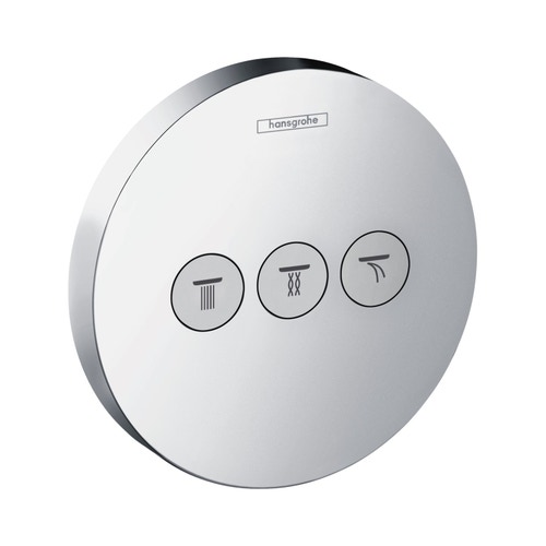 Immagine di Hansgrohe SHOWER SELECTS set esterno ad incasso, per 3 utenze, finitura cromo 15745000