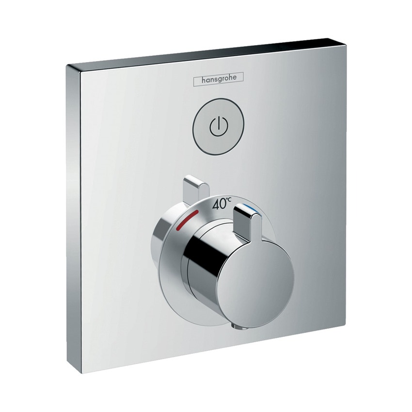 Immagine di Hansgrohe SHOWER SELECT miscelatore termostatico, ad incasso, per 1 utenza, finitura cromo 15762000