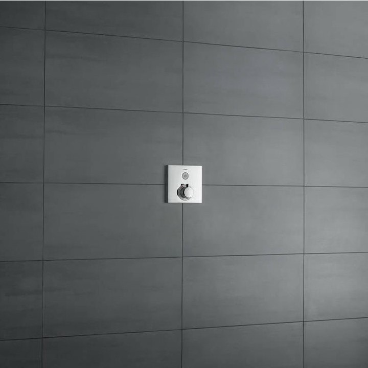 Immagine di Hansgrohe SHOWER SELECT miscelatore termostatico, ad incasso, per 1 utenza, finitura cromo 15762000