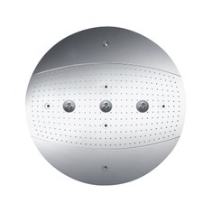 Immagine di Hansgrohe RAINDANCE RAINMAKER soffione doccia 600, 3 jet, senza illuminazione, finitura cromo 26115000