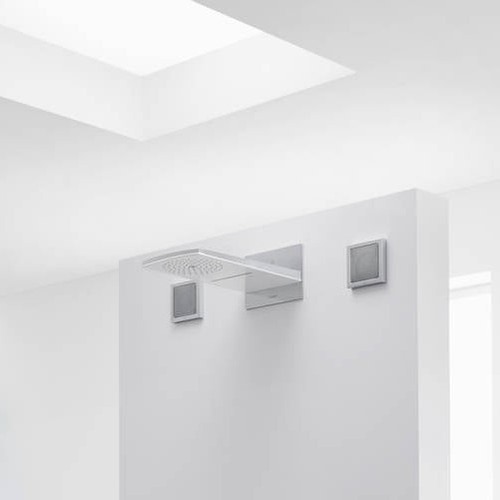 Immagine di Hansgrohe RAINDANCE RAINFALL soffione doccia 180, 2 jet, finitura cromo 28433000
