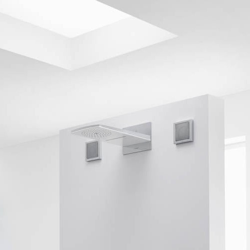 Immagine di Hansgrohe RAINDANCE RAINFALL soffione doccia 180, 2 jet, finitura cromo 28433000