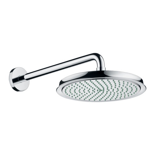 Immagine di Hansgrohe RAINDANCE CLASSIC soffione doccia 240, 1 jet, con braccio doccia, finitura cromo 27424000