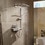 Immagine di Hansgrohe RAINDANCE E soffione doccia 300, 1 jet, con braccio doccia, finitura cromo 26238000