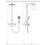 Immagine di Hansgrohe RAINDANCE E showerpipe 360, EcoSmart 9 l/min, con termostatico, finitura cromo 27286000