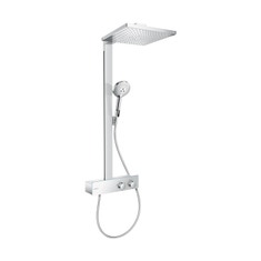 Immagine di Hansgrohe RAINDANCE E showerpipe 300, 1 jet, con ShowerTablet 350, finitura cromo 27361000