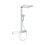 Immagine di Hansgrohe RAINDANCE E showerpipe 300, 1 jet, EcoSmart 9 l/min, con ShowerTablet 600, finitura cromo 27364000
