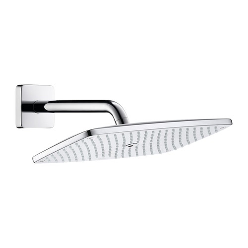 Immagine di Hansgrohe RAINDANCE E soffione doccia 360, 1 jet, con braccio doccia P.34,5 cm, finitura cromo 27371000