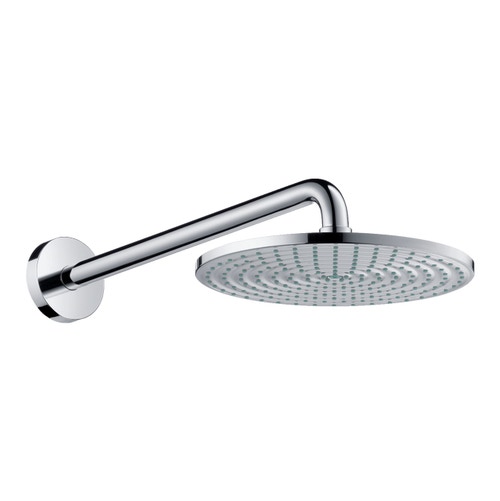 Immagine di Hansgrohe RAINDANCE S soffione doccia 240, 1 jet, EcoSmart 9 l/min, con braccio doccia, finitura cromo 27461000