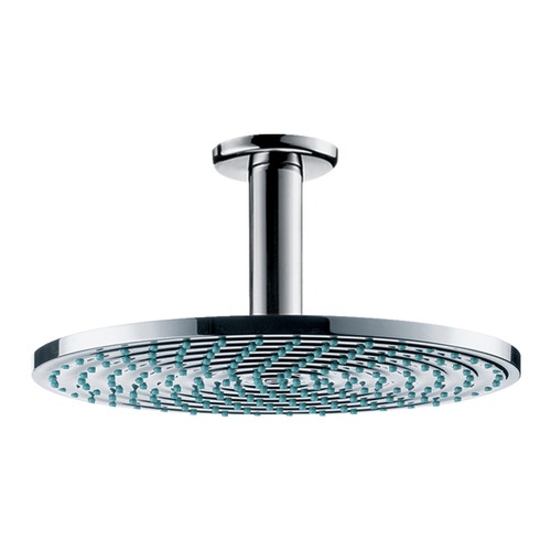 Immagine di Hansgrohe RAINDANCE S soffione doccia 240, 1 jet, con connessione soffitto, finitura cromo 27477000